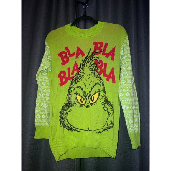 Ugly Christmas Sweater Xmas Size Small Grinch - Picture 1 of 3